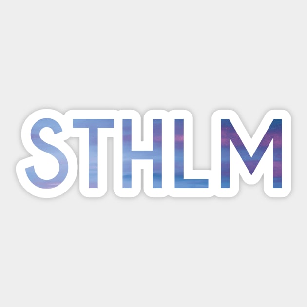 STHLM Sticker by UnderwaterSky